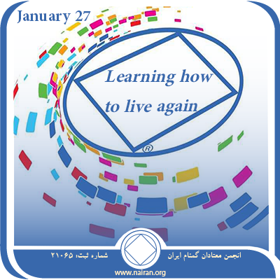 Learning how to live again